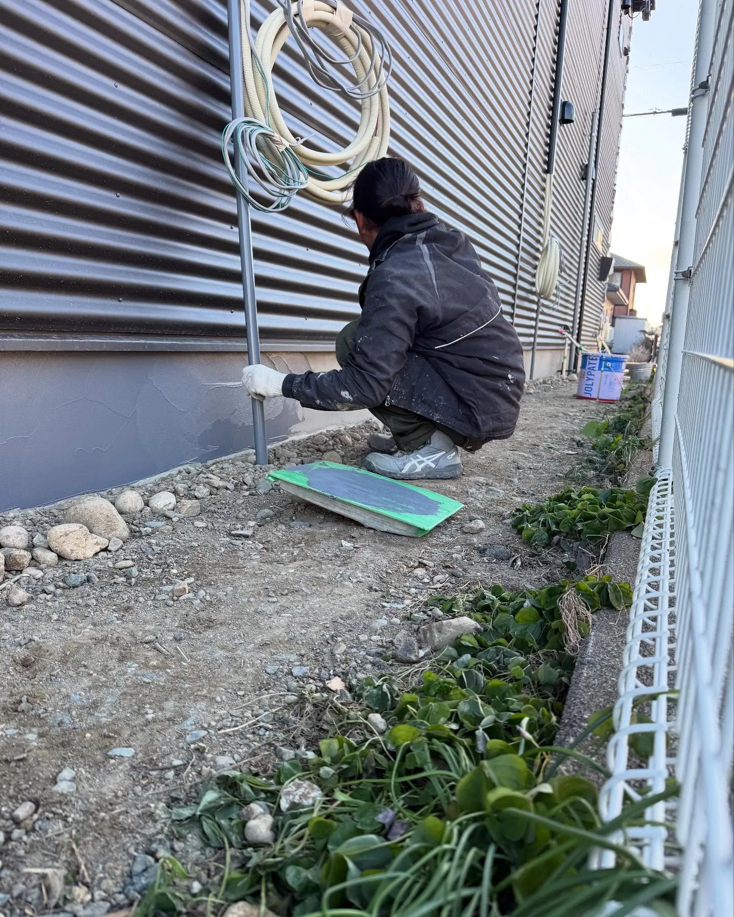 本日は午前中はお引き渡しさせて頂きましたお客様のお家に